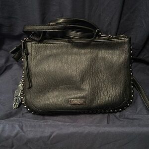 Jessica Simpson black studded Crossbody